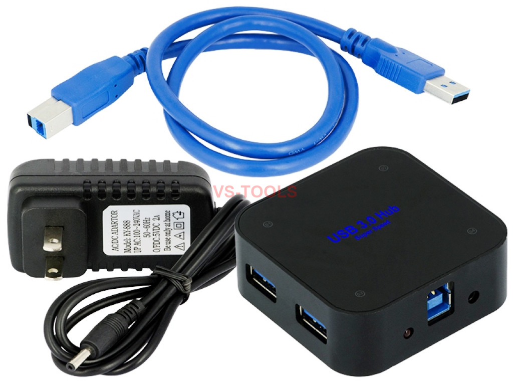 Super Speed Gbps Usb Ports Hub Individual Port Indicator